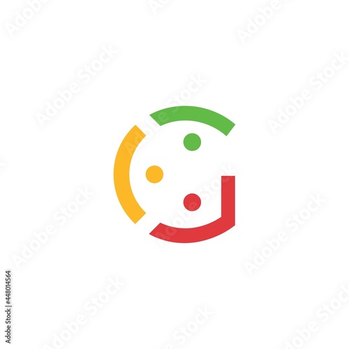 g letter people team family together human logo vector icon illustration