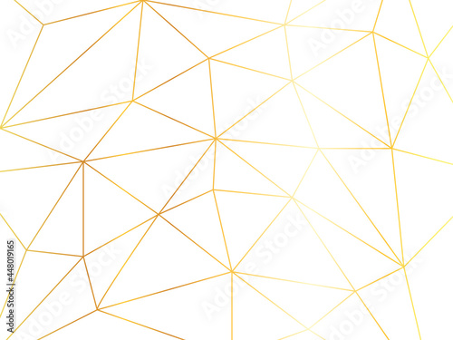 Luxury golden net lines on white background
