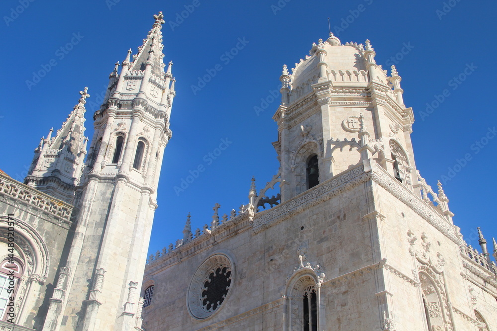 Jeronimos Monestry in the city of Belem in Portugal