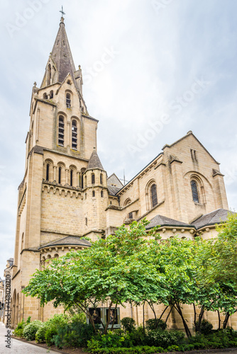 View at the Church of Saint Martin In the streets of Brive la Gaillarde - France photo
