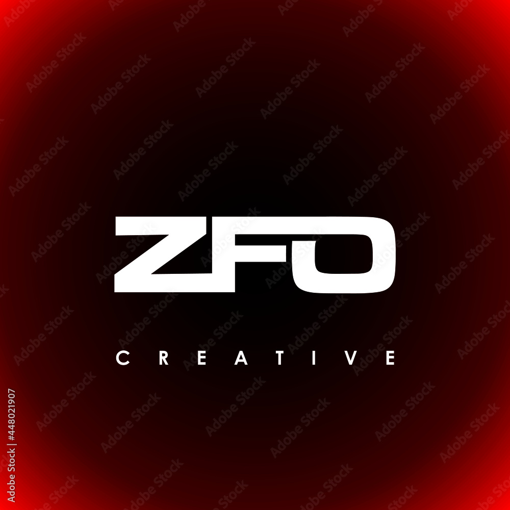 ZFO Letter Initial Logo Design Template Vector Illustration ZFO Letter Initial Logo Design Template Vector Illustration