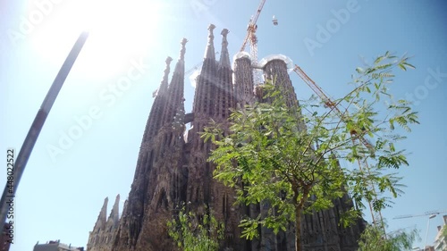 Sagrada Familia, designed by Antoni Gaudi, Barcelona Spain photo