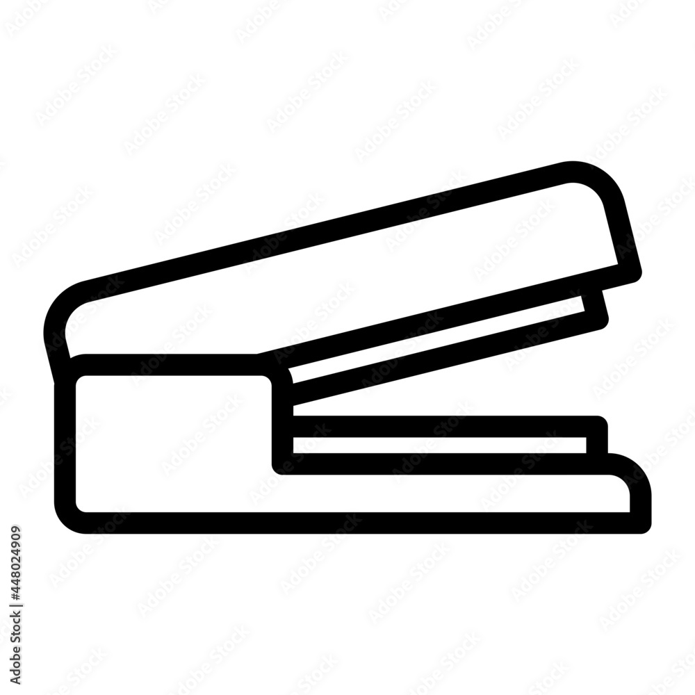 stapler line icon stapler line icon