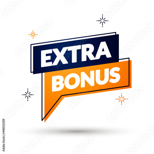 Vector Illustration Extra Bonus Pin 
