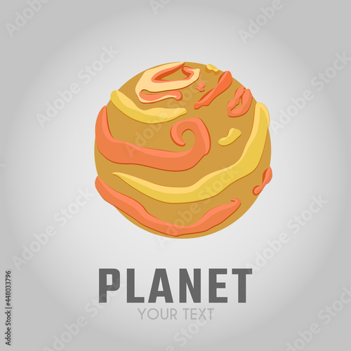 space planet illustration of an background