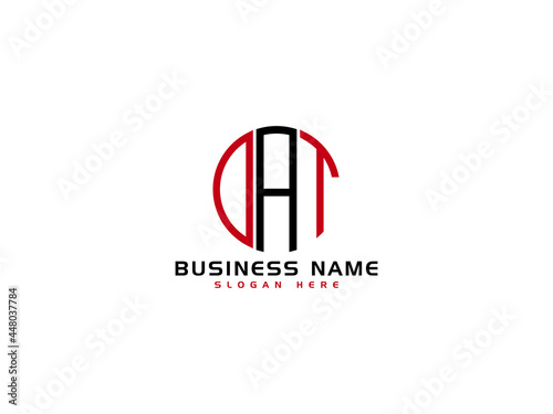 Creative DAT Logo Letter Vector Image Design For Business