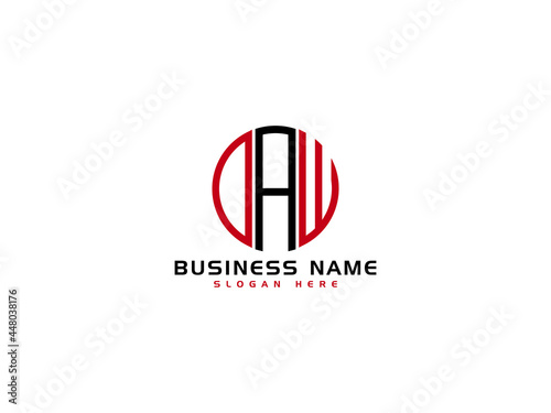 Creative DAW Logo Letter Vector Image Design For Business
