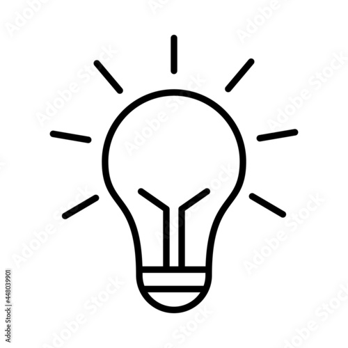 Idea Vector Line Icon Design