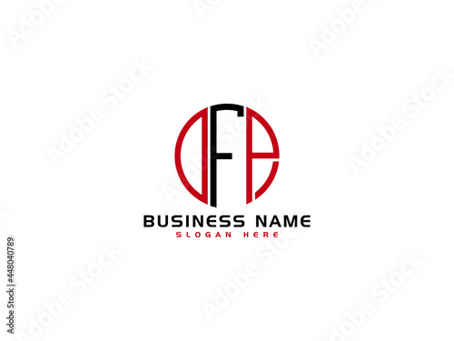 Creative DFP Logo Letter Vector Image Design For Business