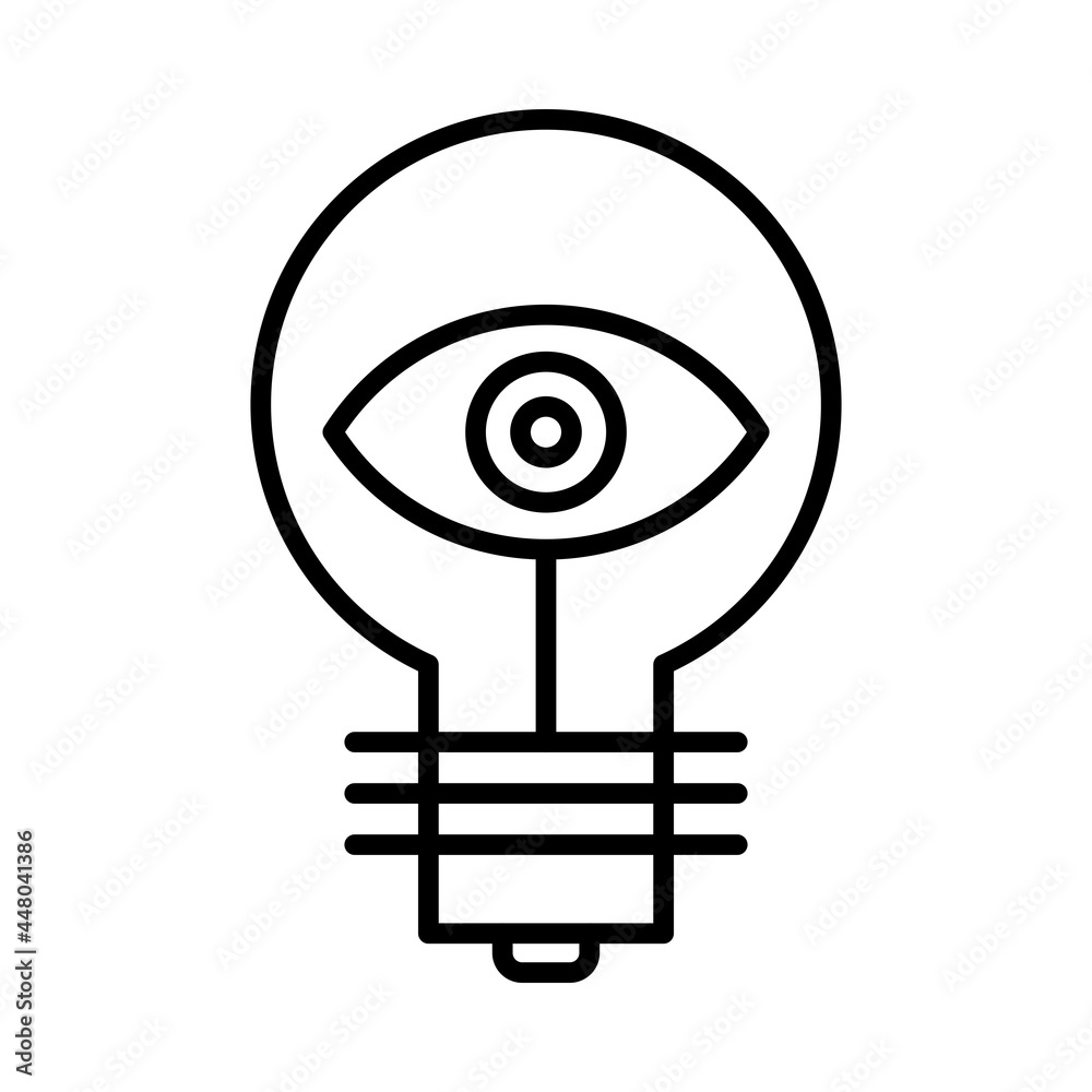 Vision Vector Line Icon Design Vision Vector Line Icon Design