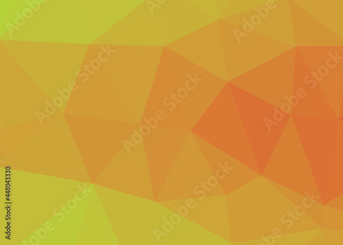 Abstract computational color Polygones background illustration