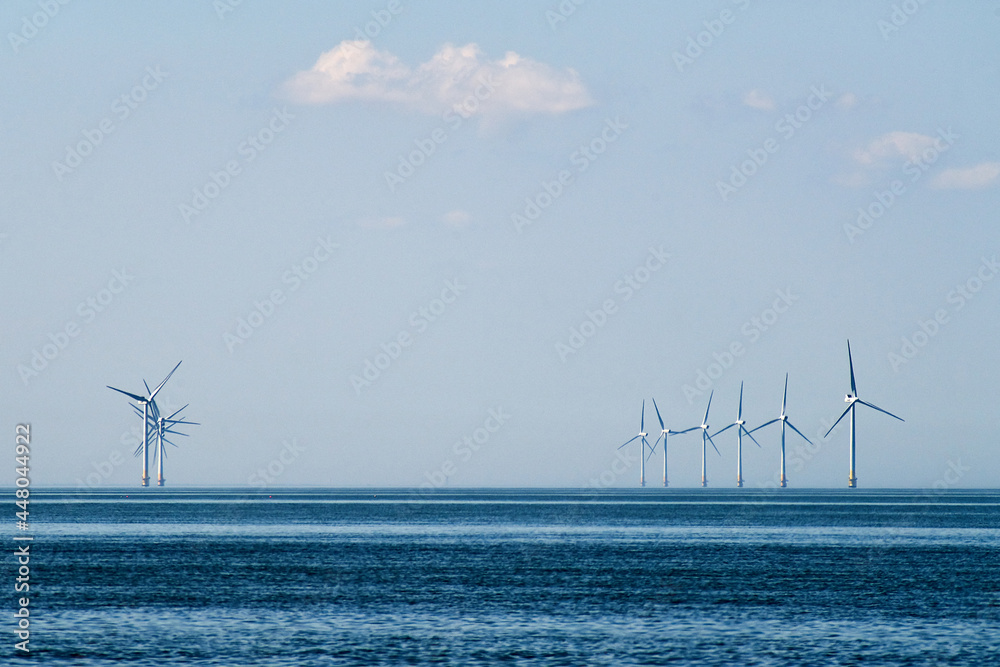 Offshore wind turbines on the horizon