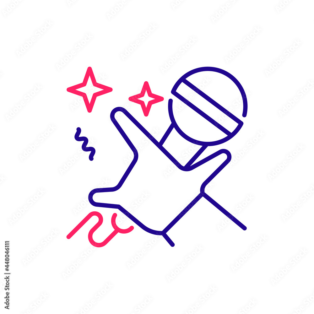 Karaoke vector 2 colour icon style illustration. EPS 10 File Karaoke vector 2 colour icon style illustration. EPS 10 File