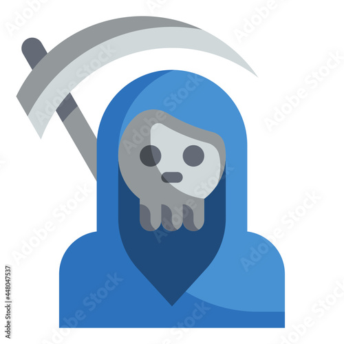 death scythe flat icon