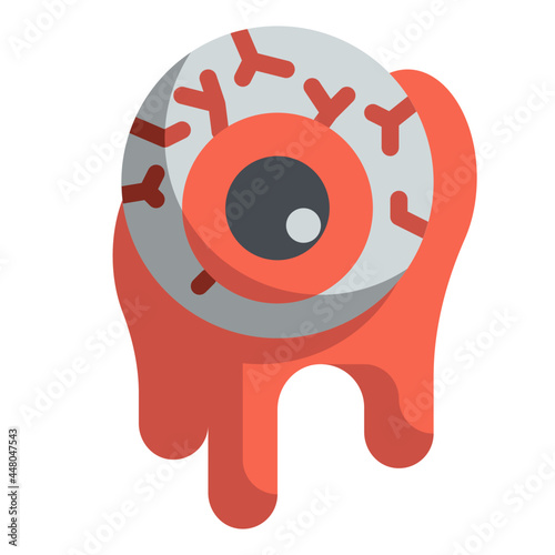 eyeball flat icon