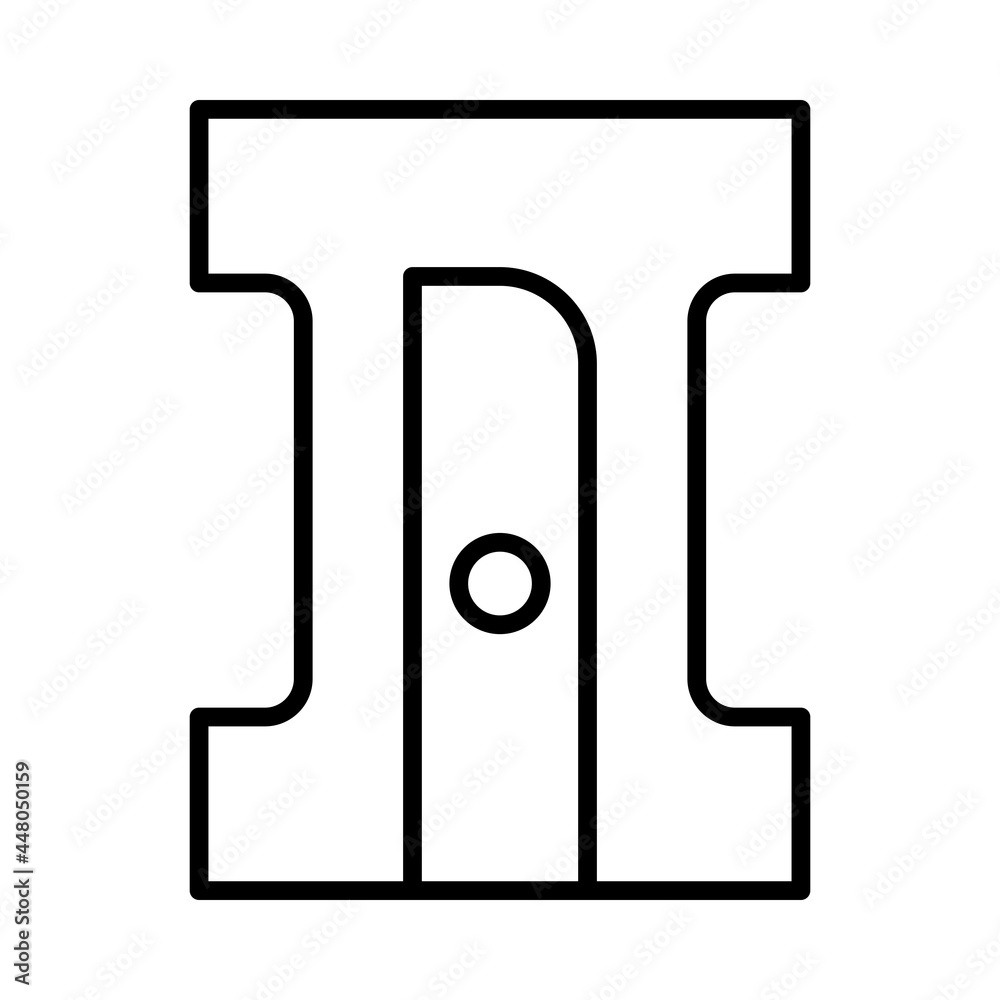 Sharpener Vector Line Icon Design Sharpener Vector Line Icon Design