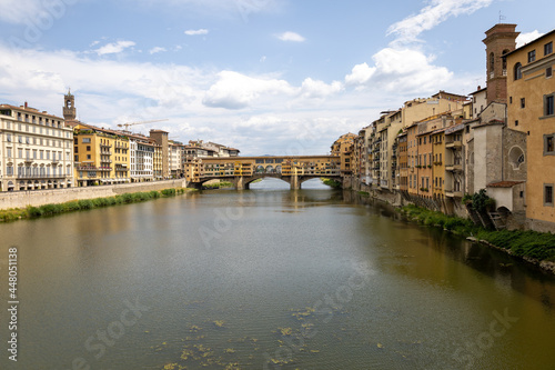 Brücke in Florenz mit Wolken am Himmel  © carolindr18
