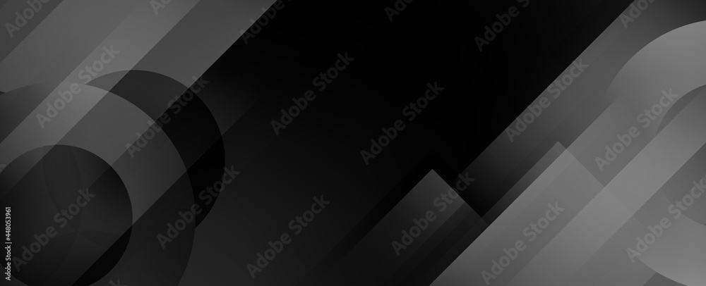 Obraz premium Dark geometric black abstract background elegent design pattern