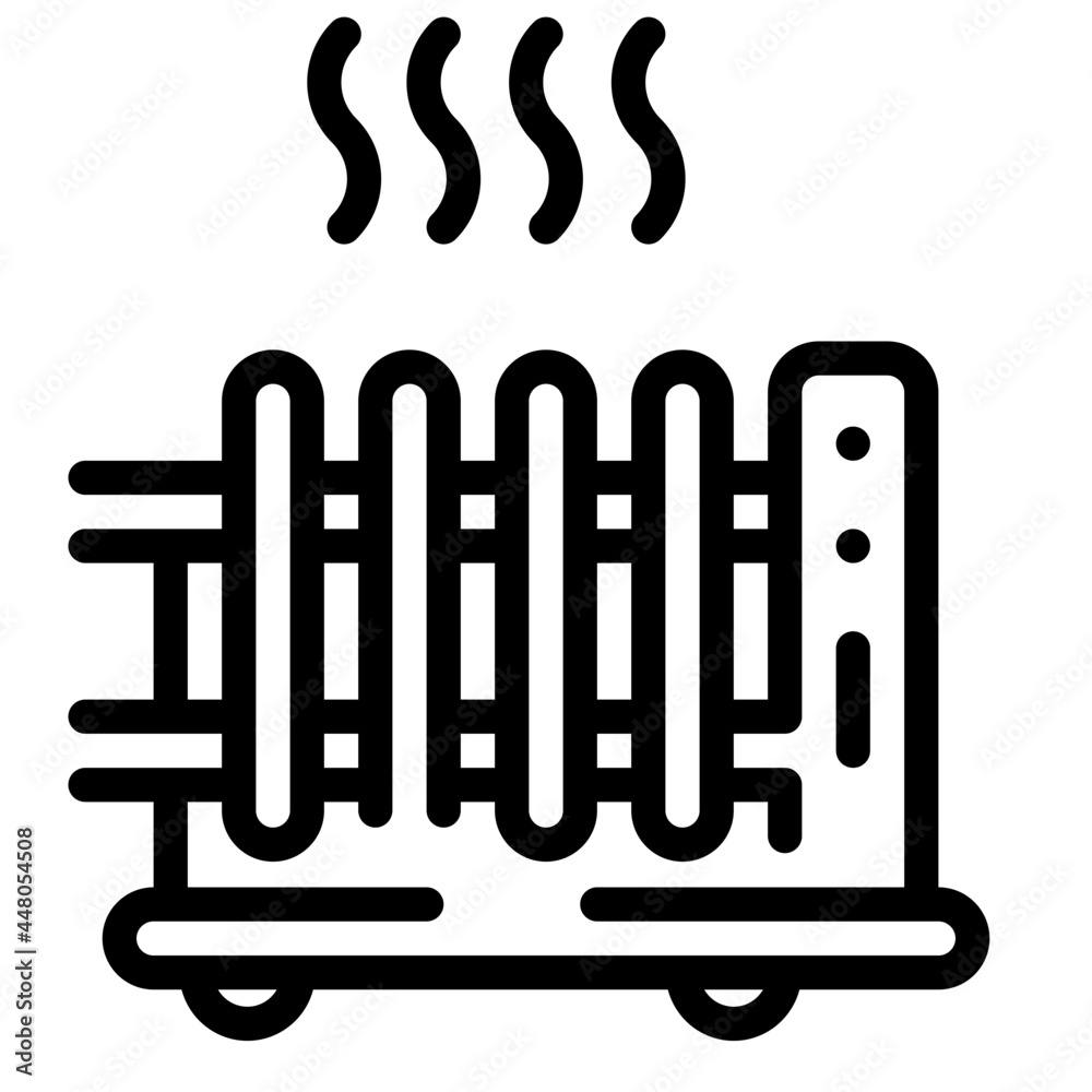 heater line icon