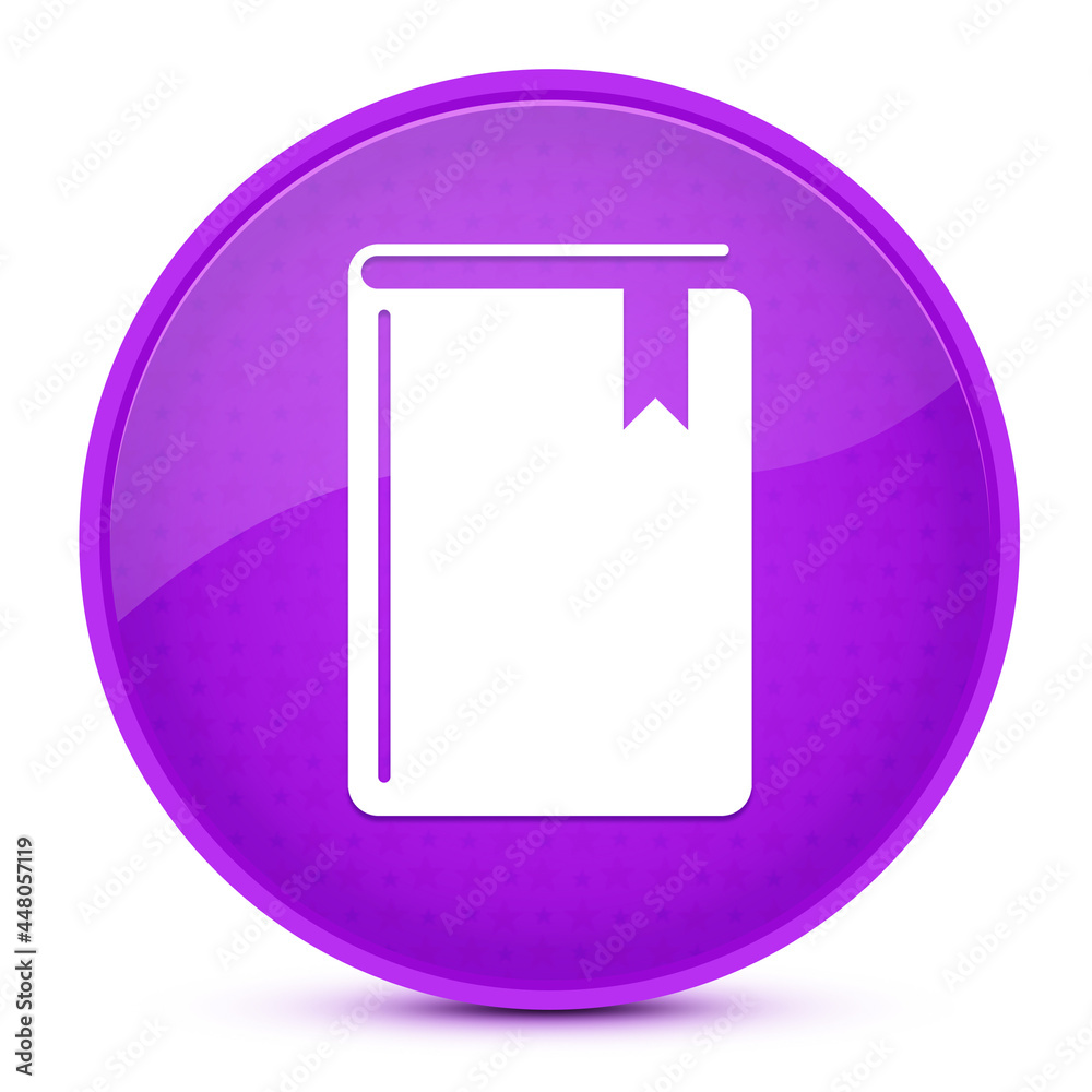 Book aesthetic glossy purple round button abstract Book aesthetic glossy purple round button abstract