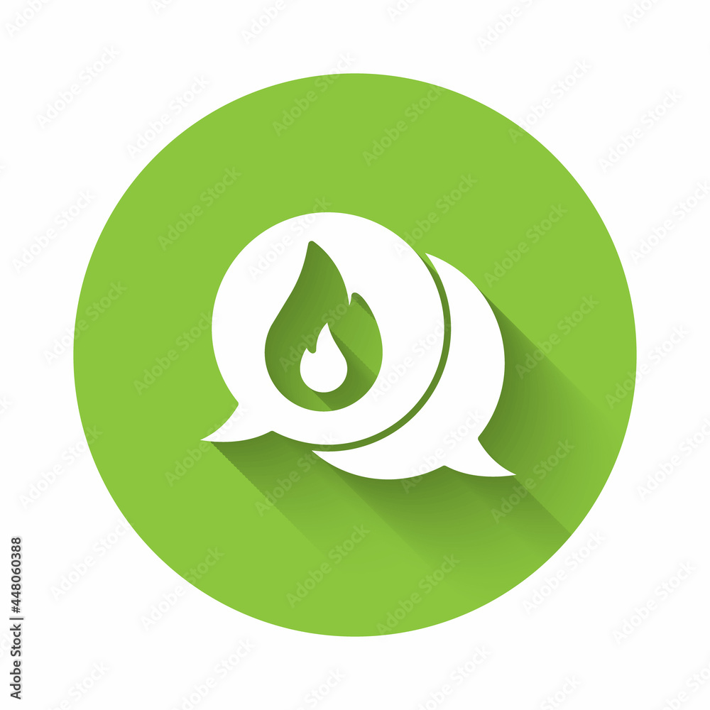 White Telephone with emergency call 911 icon isolated with long shadow. Police, ambulance, fire department, call, phone. Green circle button. Vector White Telephone with emergency call 911 icon isolated with long shadow. Police, ambulance, fire department, call, phone. Green circle button. Vector