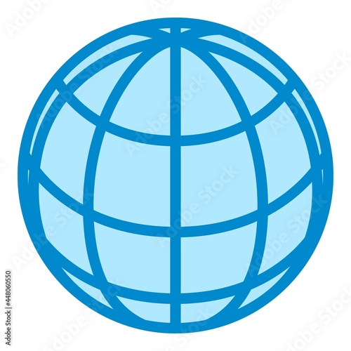 Globe grid icon isometric vector. Earth globe world sphere. Internet browser icon
