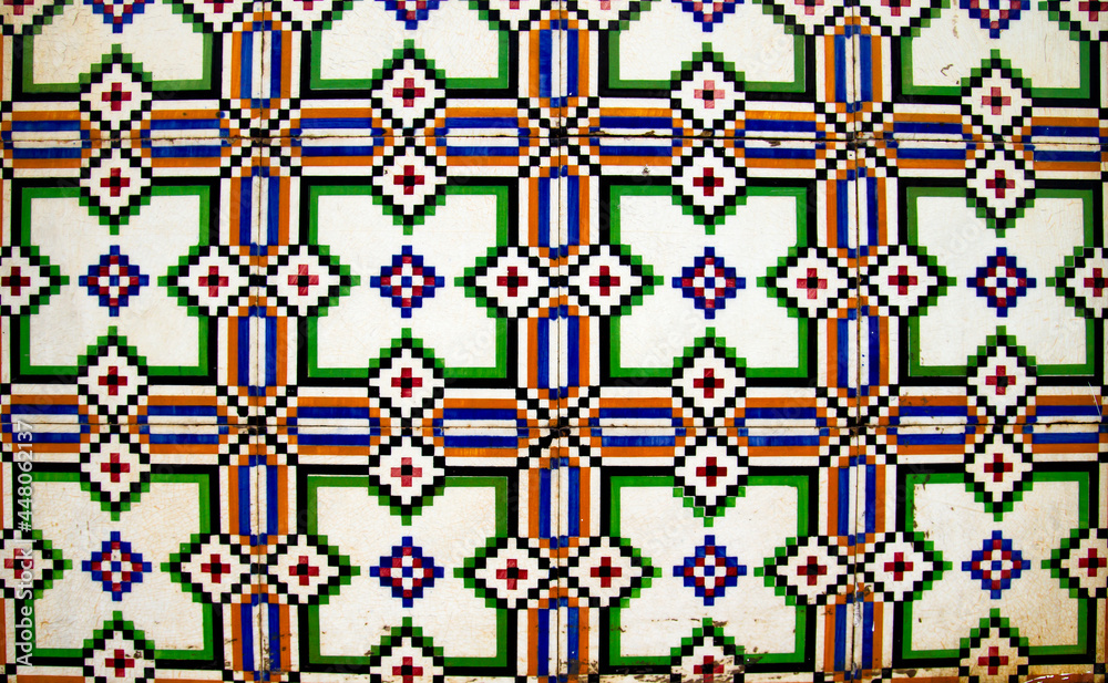 Typical portuguese tiles azulejos