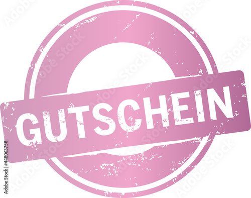 violetter sticker gutschein