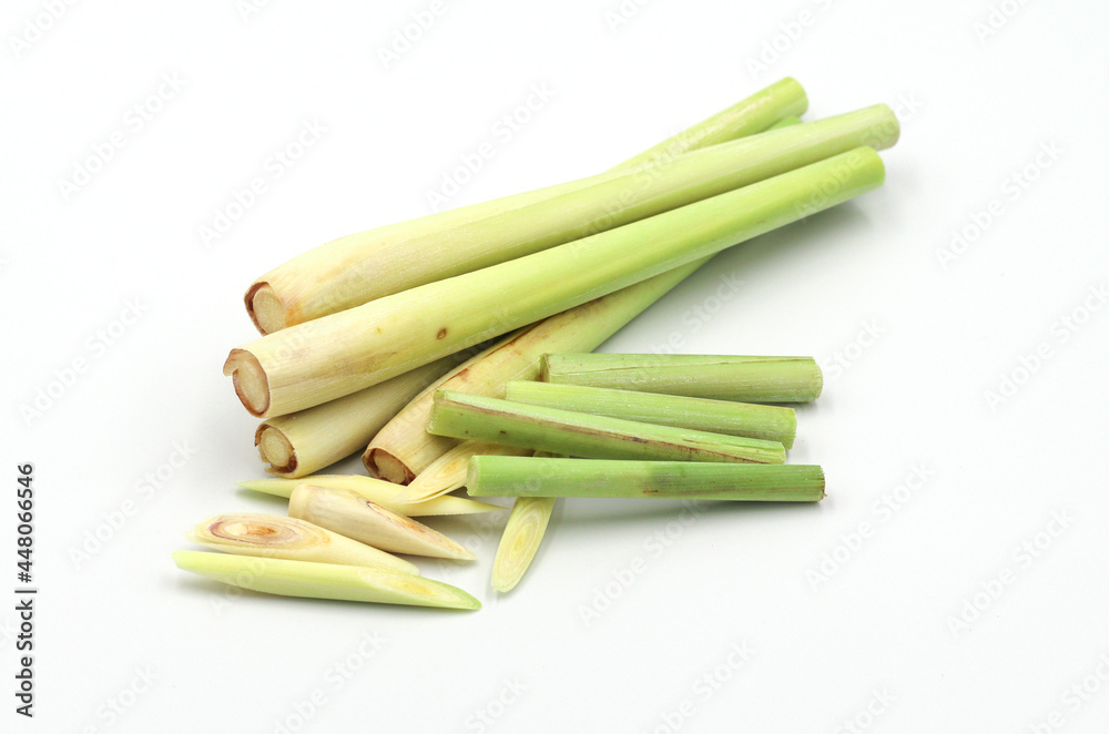 herb lemongrass isolated on white background herb lemongrass isolated on white background