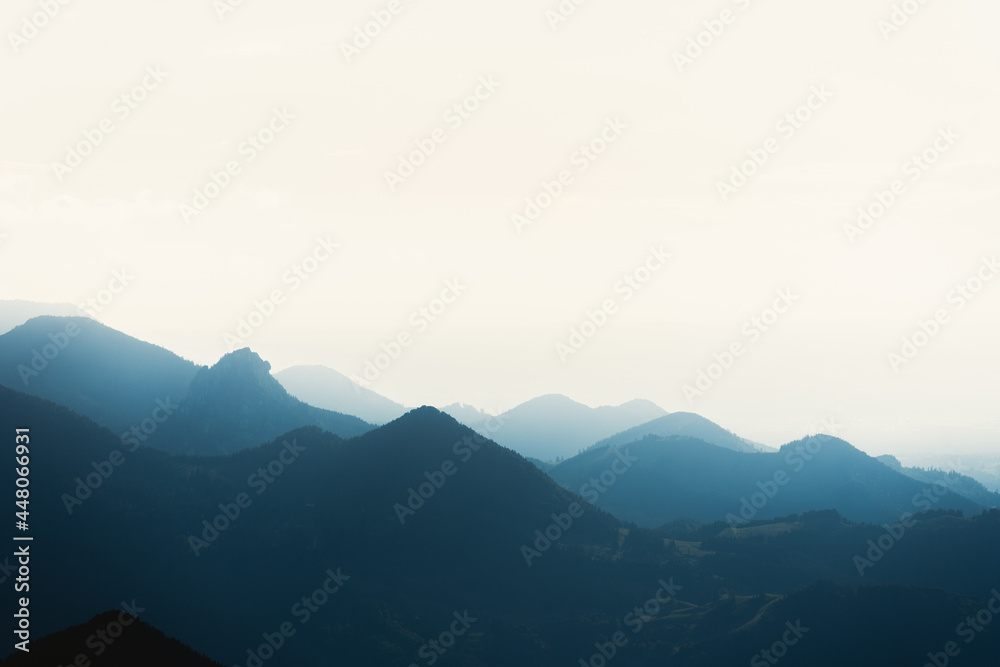 mountain panorama view