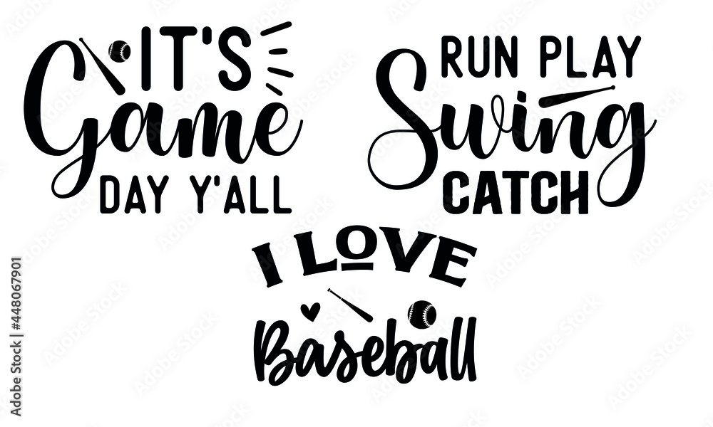 New Baseball SVG T-shirt Bundle