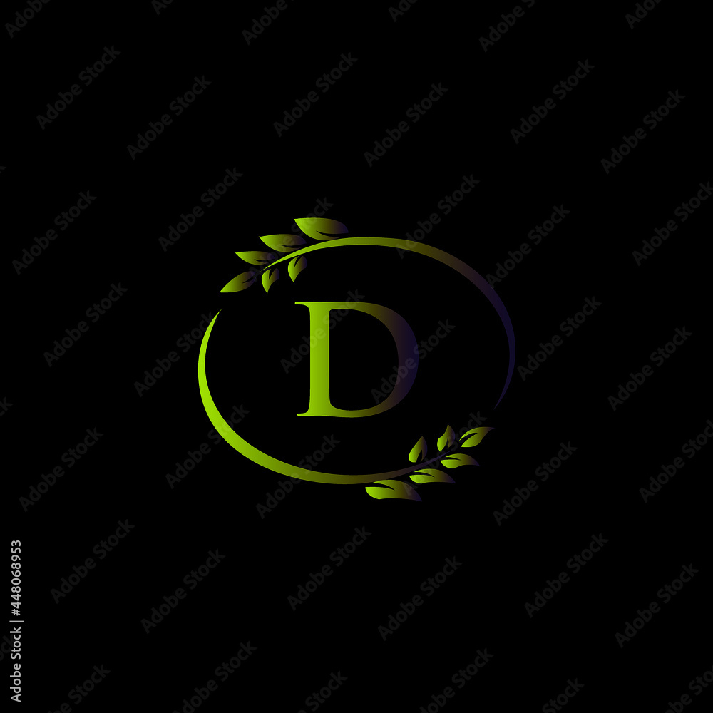 D letter logo abstract design. D unique design, D letter logo ...