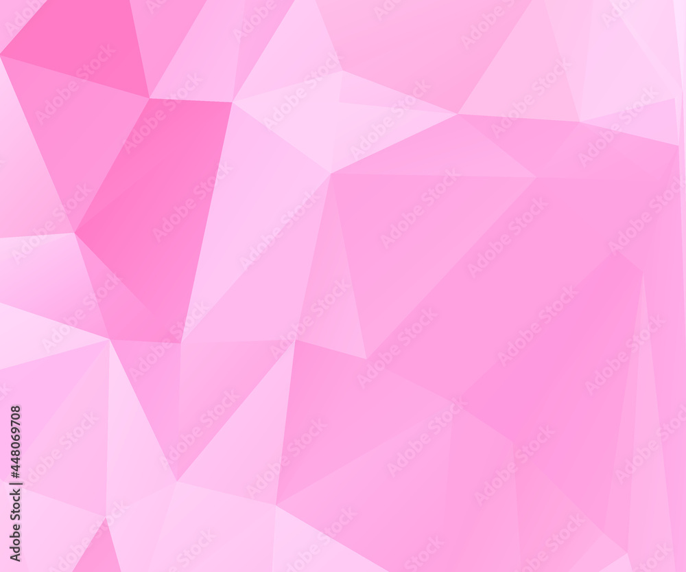 Pink Abstract Color Polygon Background Design, Abstract Geometric Origami Style With Gradient Pink Abstract Color Polygon Background Design, Abstract Geometric Origami Style With Gradient