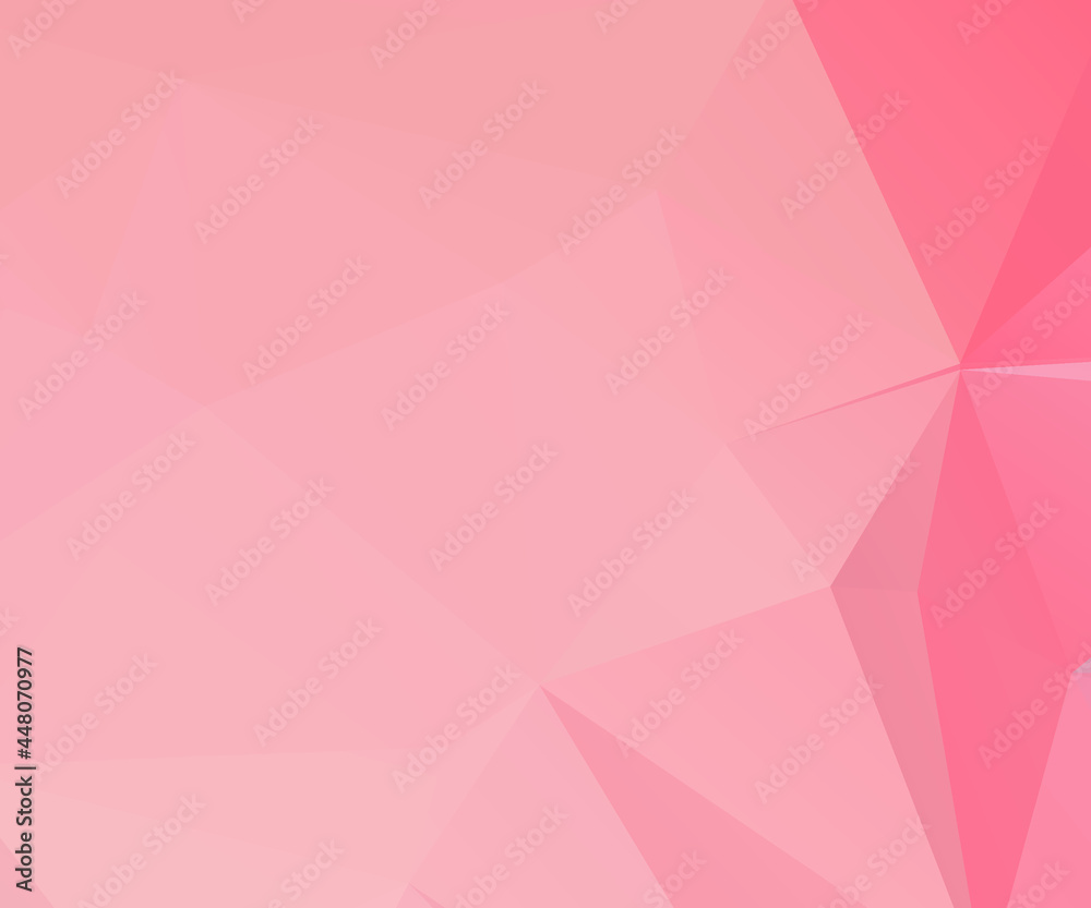 Obraz premium Pink Abstract Color Polygon Background Design, Abstract Geometric Origami Style With Gradient