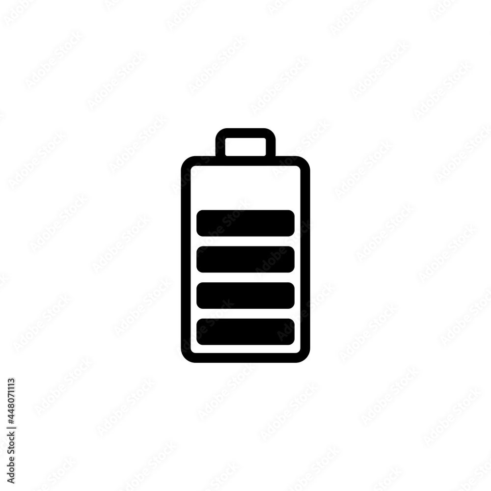 battery flat icon vector illustration battery flat icon vector illustration