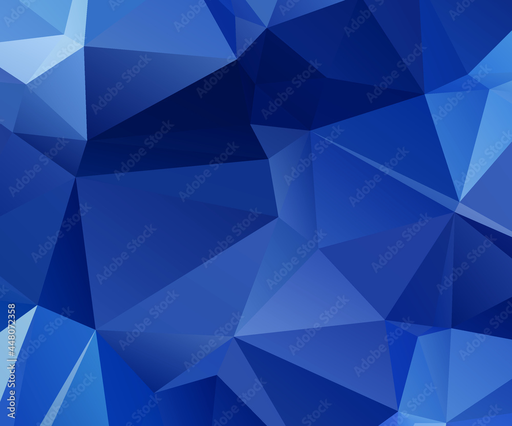 Blue Abstract Color Polygon Background Design, Abstract Geometric Origami Style With Gradient Blue Abstract Color Polygon Background Design, Abstract Geometric Origami Style With Gradient