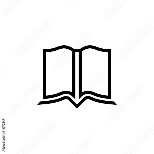 book flat ico vector illustration