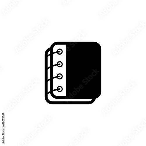 book flat ico vector illustration