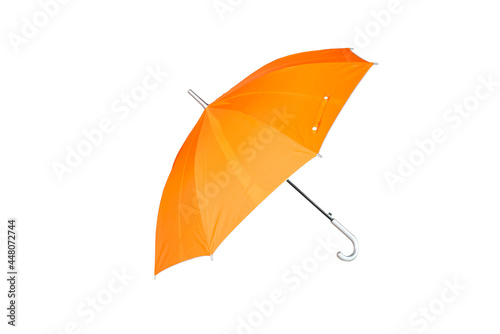 orange umbrella on a white background