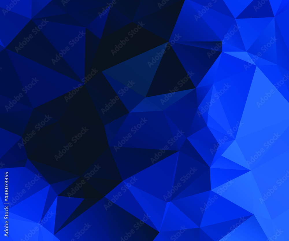 Blue Abstract Color Polygon Background Design, Abstract Geometric Origami Style With Gradient Blue Abstract Color Polygon Background Design, Abstract Geometric Origami Style With Gradient