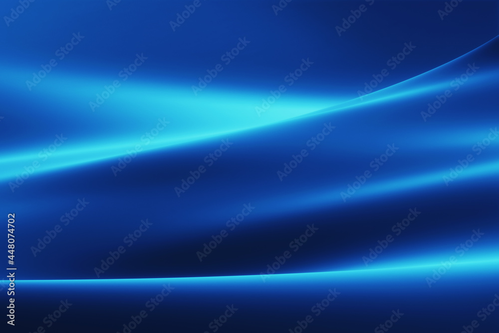 electric blue wavy abstract background