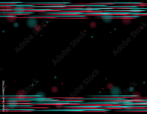 Modern TikTok background abstract vector illustration. Pink green gradient horizontal background. TikTok party, sale, holiday