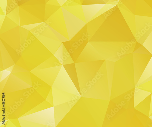 Yellow Abstract Color Polygon Background Design  Abstract Geometric Origami Style With Gradient