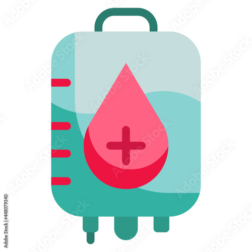 blood flat icon