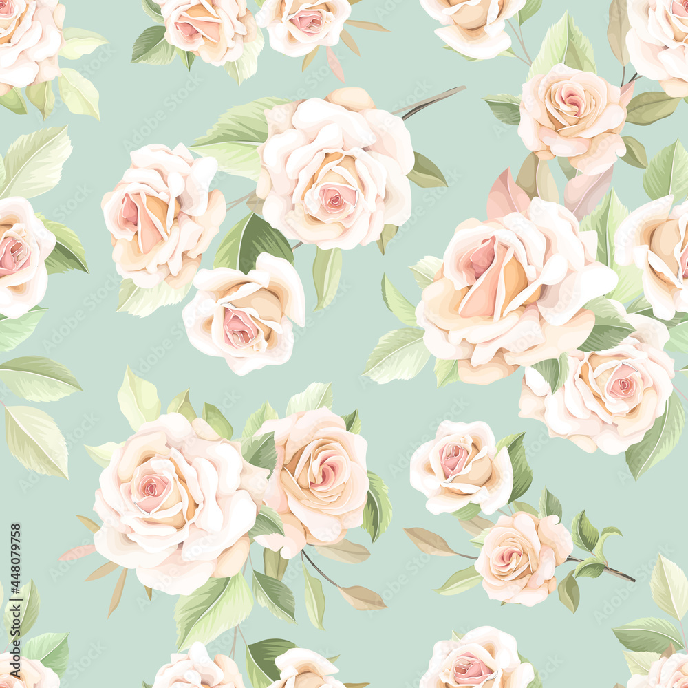hand drawn floral seamless pattern hand drawn floral seamless pattern