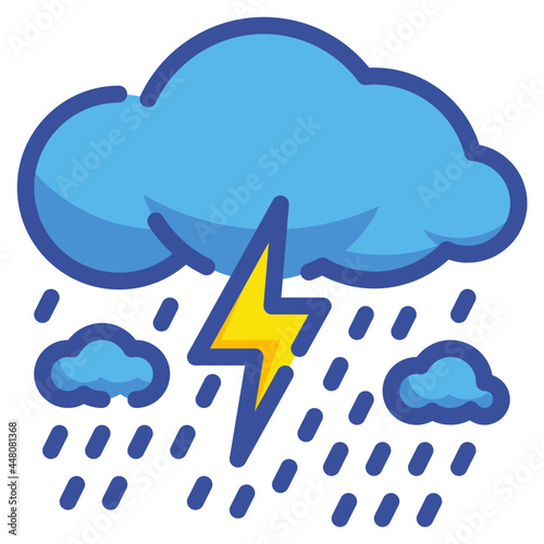 strom line icon