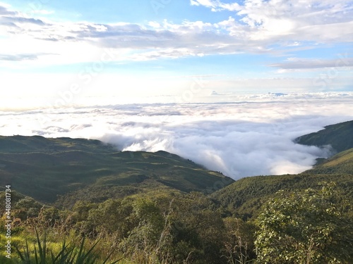 landscape with clouds