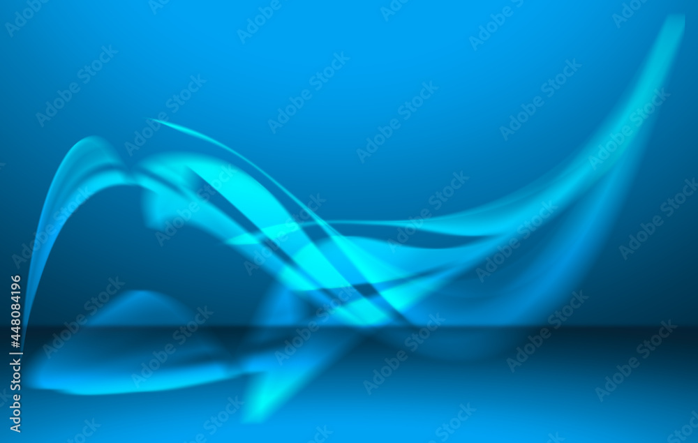 Naklejka premium Abstract blue color technology modern futuristic background
