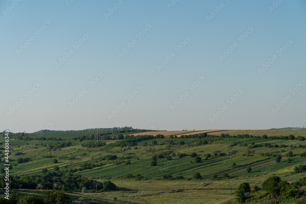 landscape of Moldavian or Romanian region