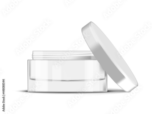 Blank Glass Cosmetic Cream Jar For Your Product